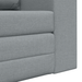 Canapea extensibilă 2 în 1 Gri deschis 148x71x83 cm Fabri - WALTI WALTI