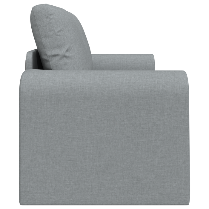 Canapea extensibilă 2 în 1 Gri deschis 148x71x83 cm Fabri - WALTI WALTI