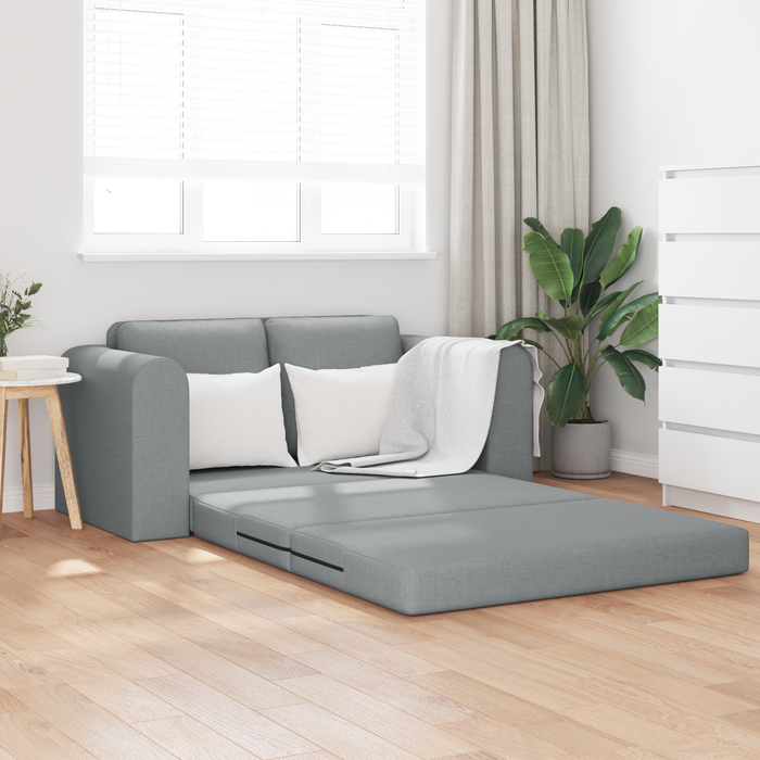Canapea extensibilă 2 în 1 Gri deschis 148x71x83 cm Fabri - WALTI WALTI