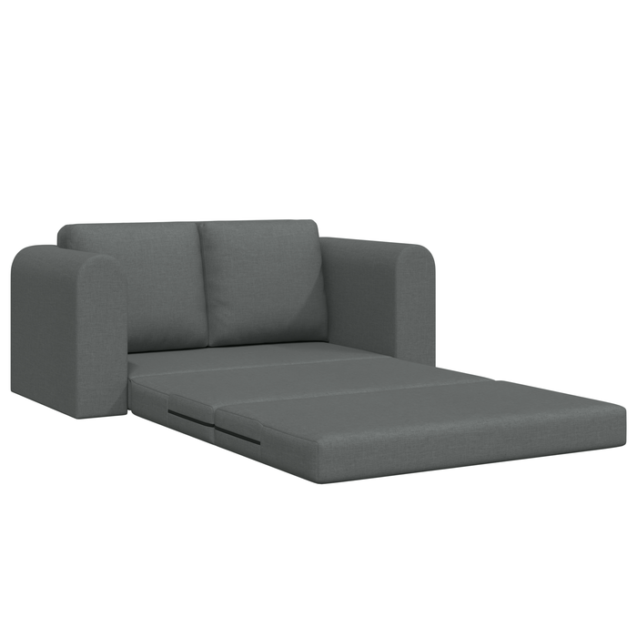 Canapea Pat 2 în 1 Gri închis 148x71x83 cm Stofă - WALTI WALTI