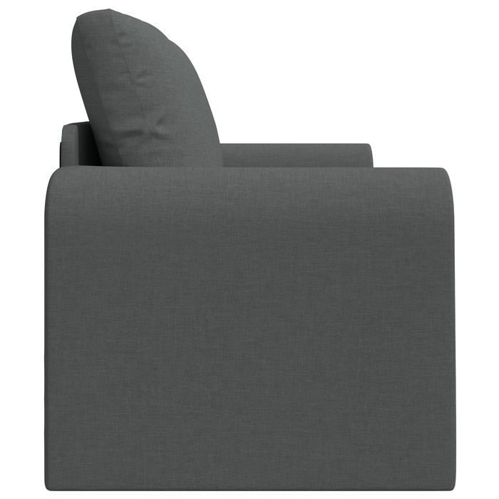 Canapea Pat 2 în 1 Gri închis 148x71x83 cm Stofă - WALTI WALTI
