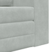 Canapea Pat 2 în 1 Gri Deschis 148x71x83 cm Catifea - WALTI WALTI