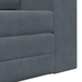 Canapea Pat 2 în 1 Gri Întunecat 148x71x83 cm Velvet - WALTI WALTI