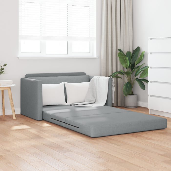 Canapea Sofa Bed 2-in-1 Gri deschis 124x71x78 cm - WALTI WALTI