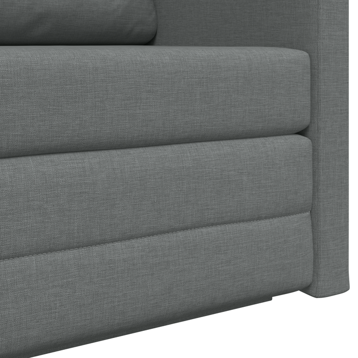 Canapea pat 2 în 1 gri închis 124x71x78 cm material textil - WALTI WALTI