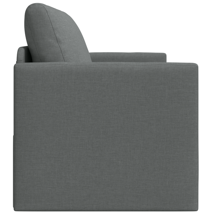 Canapea pat 2 în 1 gri închis 124x71x78 cm material textil - WALTI WALTI