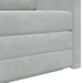Canapea Pat 2-in-1 Gri deschis 124x204x61 cm Catifea - WALTI WALTI