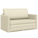Canapea Pat 2 în 1 Crem 124x71x78 cm Piele Sintetică - WALTI WALTI