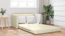 Canapea Pat 2 în 1 Crem 124x71x78 cm Piele Sintetică - WALTI WALTI