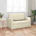 Canapea Pat 2 în 1 Crem 124x71x78 cm Piele Sintetică - WALTI WALTI