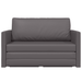 Canapea Pat Floor 2 în 1 Gri 124x71x78 cm Piele Artificială - WALTI WALTI