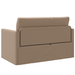 Canapea Pat 2 în 1 Cappuccino 124x71x78 cm Faux Leather - WALTI WALTI