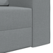 Canapea Pat Floor 2 în 1 Gri Deschis 245x150x60,5 cm Țesătură - WALTI WALTI