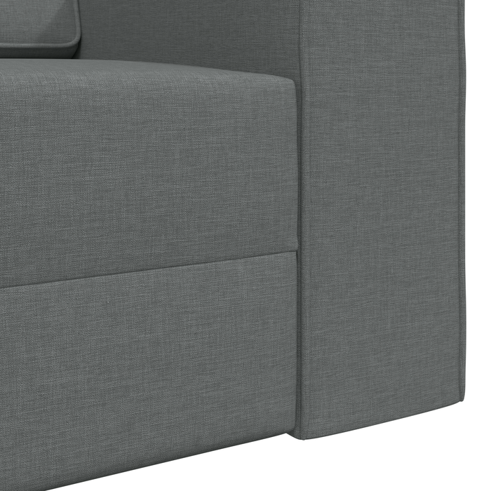 Canapea Pat 2-in-1 Gri Închis 245x150x60.5 cm Material - WALTI WALTI