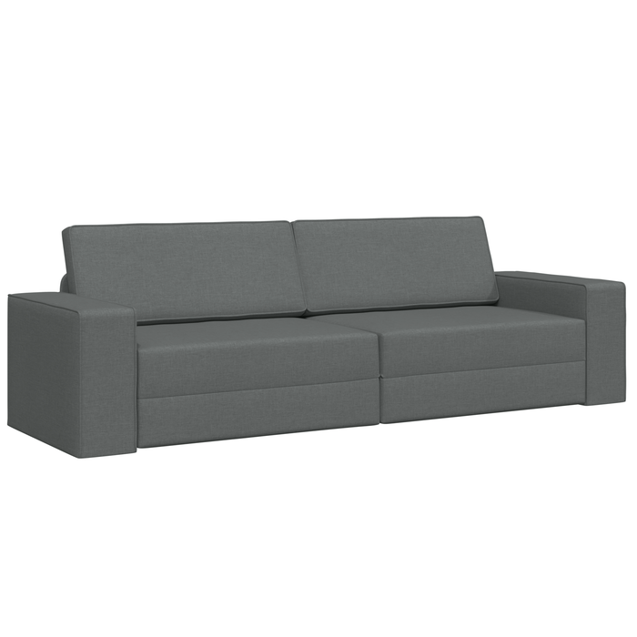 Canapea Pat 2-in-1 Gri Închis 245x150x60.5 cm Material - WALTI WALTI