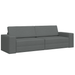 Canapea Pat 2-in-1 Gri Închis 245x150x60.5 cm Material - WALTI WALTI