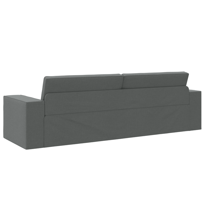 Canapea Pat 2-in-1 Gri Închis 245x150x60.5 cm Material - WALTI WALTI