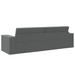 Canapea Pat 2-in-1 Gri Închis 245x150x60.5 cm Material - WALTI WALTI