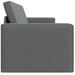 Canapea Pat 2-in-1 Gri Închis 245x150x60.5 cm Material - WALTI WALTI