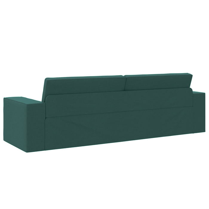 Canapea Pat de Podea 2 în 1 Verde Închis 245x150x60.5 cm Material Textil - WALTI WALTI
