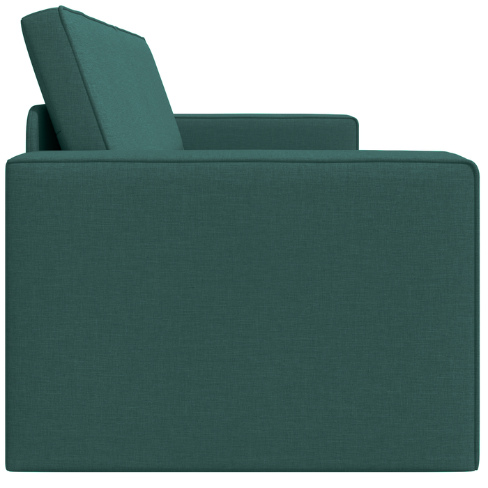 Canapea Pat de Podea 2 în 1 Verde Închis 245x150x60.5 cm Material Textil - WALTI WALTI