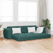 Canapea Pat de Podea 2 în 1 Verde Închis 245x150x60.5 cm Material Textil - WALTI WALTI