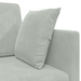 Sofa Pat pentru Podea 2-in-1 Gri Deschis 213x144x60 cm Catifea - WALTI WALTI