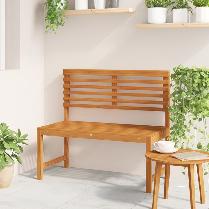 Bancă de grădină, 100x50x91 cm, lemn masiv acacia - WALTI WALTI