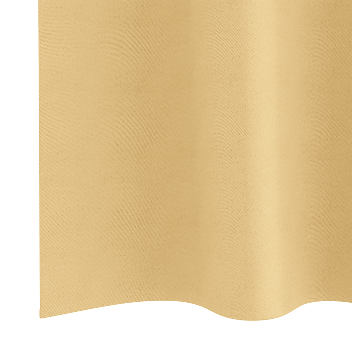 Perdele cu perdele 2 pcs Bej 225 x 140 cm Poliester - WALTI WALTI