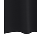 Perdele cu perdele 2 pcs Negru 175 x 140 cm Poliester - WALTI WALTI