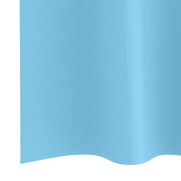 Perdele 2 pcs Albastru deschis 225 x 140 cm Poliester - WALTI WALTI