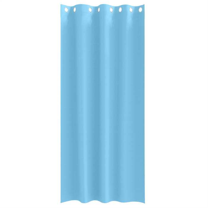 Perdele 2 pcs Albastru deschis 225 x 140 cm Poliester - WALTI WALTI