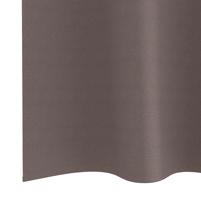 Perdele cu perdele 2 pcs Maro închis 245 x 140 cm Poliester - WALTI WALTI