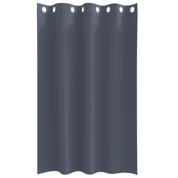 Perdele cu perdele 2 pcs Antracit 175 x 140 cm Poliester - WALTI WALTI