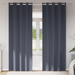 Perdele cu perdele 2 pcs Antracit 225 x 140 cm Poliester - WALTI WALTI