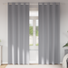 Perdele cu perdele 2 pcs Gri deschis 260 x 140 cm Poliester - WALTI WALTI
