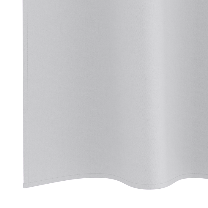 Perdele cu perdele 2 pcs Gri deschis 175 x 140 cm Poliester - WALTI WALTI