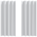 Perdele cu perdele 2 pcs Gri deschis 260 x 140 cm Poliester - WALTI WALTI