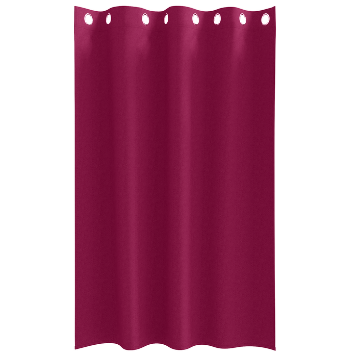 Perdele cu perdele 2 pcs Roșu Vin 175 x 140 cm Poliester - WALTI WALTI