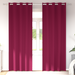 Perdele cu perdele 2 pcs Roșu Vin 225 x 140 cm Poliester - WALTI WALTI