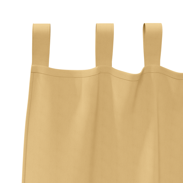Perdele opace cu perdele 2 pcs Bej 225 x 140 cm Poliester - WALTI WALTI