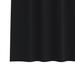 Perdele opace cu perdele 2 pcs Negru 175 x 140 cm Poliester - WALTI WALTI