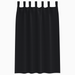 Perdele opace cu perdele 2 pcs Negru 175 x 140 cm Poliester - WALTI WALTI