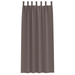 Perdele opace 2 pcs Maro închis 225 x 140 cm Poliester - WALTI WALTI