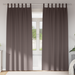 Perdele opace 2 pcs Maro închis 225 x 140 cm Poliester - WALTI WALTI