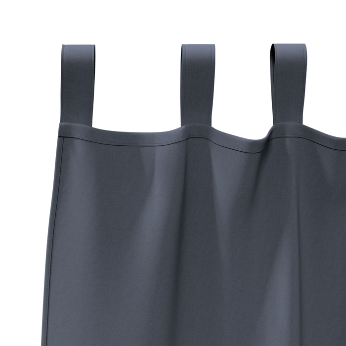 Perdele opace cu perdele 2 pcs Antracit 225 x 140 cm Poliester - WALTI WALTI