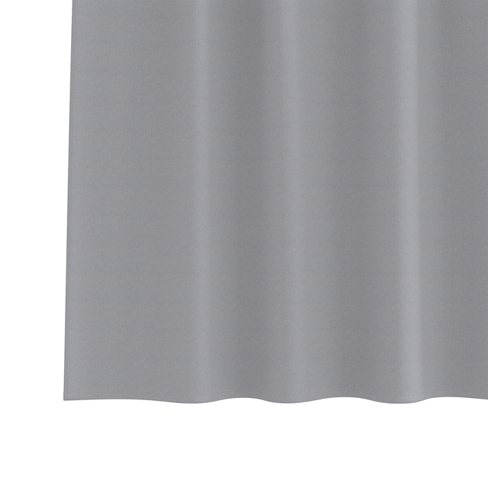 Perdele opace 2 pcs Gri deschis 140 x 140 cm Poliester - WALTI WALTI
