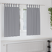 Perdele opace 2 pcs Gri deschis 140 x 140 cm Poliester - WALTI WALTI