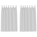 Perdele opace 2 pcs Gri deschis 175 x 140 cm Poliester - WALTI WALTI