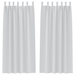 Perdele opace 2 pcs Gri deschis 225 x 140 cm Poliester - WALTI WALTI